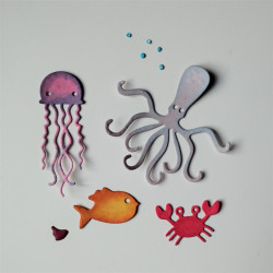 Poulpe et amis - Set de 6...