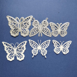 Set 3 papillons (grand,...
