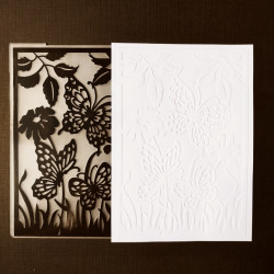 Fleurs et papillons -...