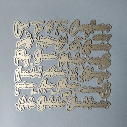 Set de 26 palabras en...