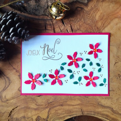 Fond décor poinsettia -Die...