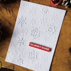 Fond Flocons - Classeur de...