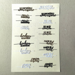 Ligne messages - Set de...