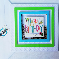 Carte à secouer Happy...